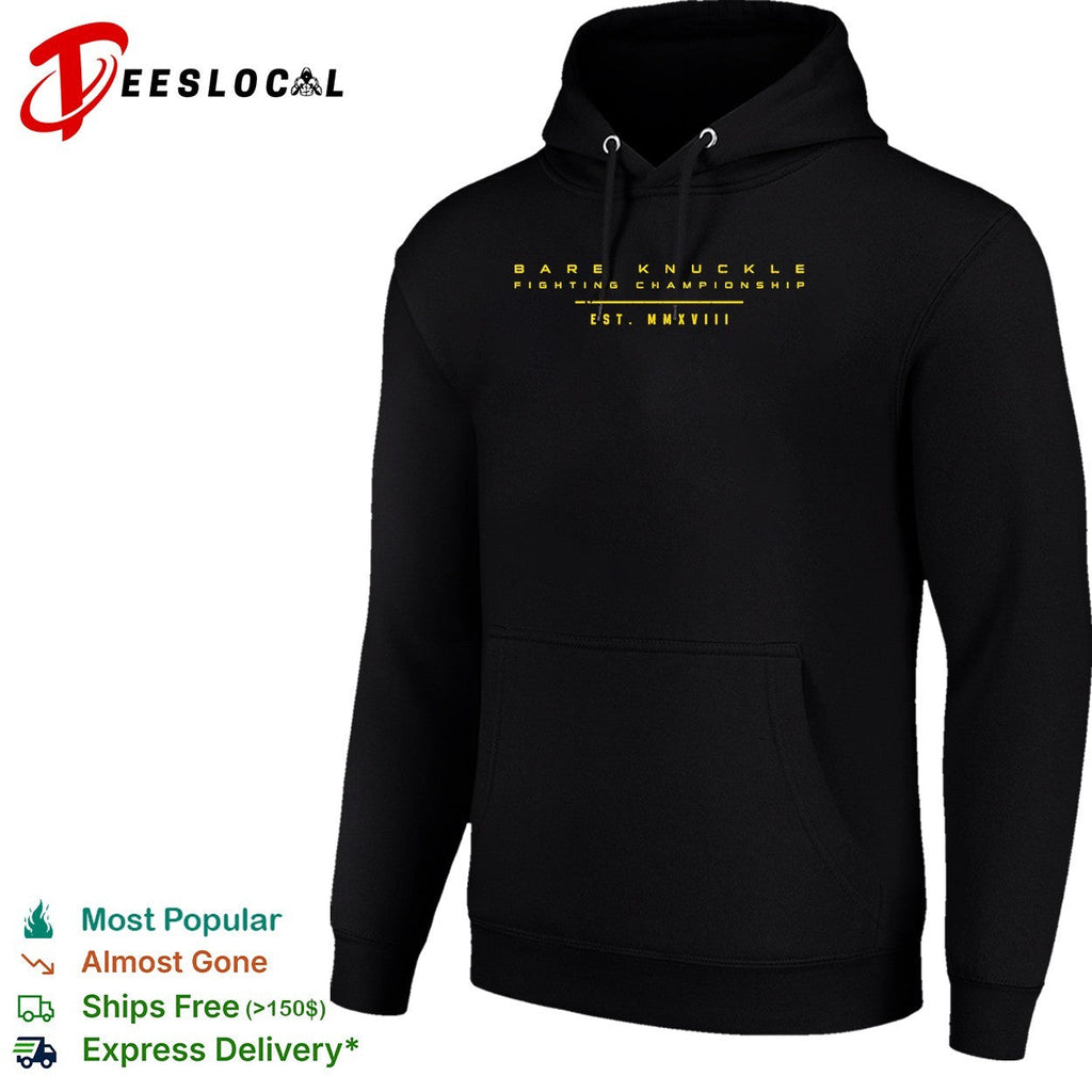 Bare knuckle fighting championship est emblem text shirt Unisex