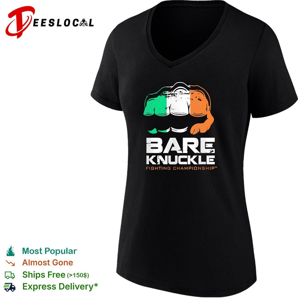 Bare knuckle fighting championship flag fist emblem shirt Unisex