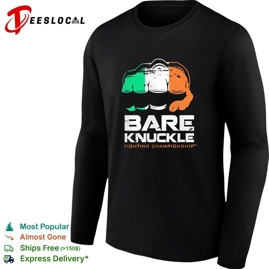 Bare knuckle fighting championship flag fist emblem shirt Unisex