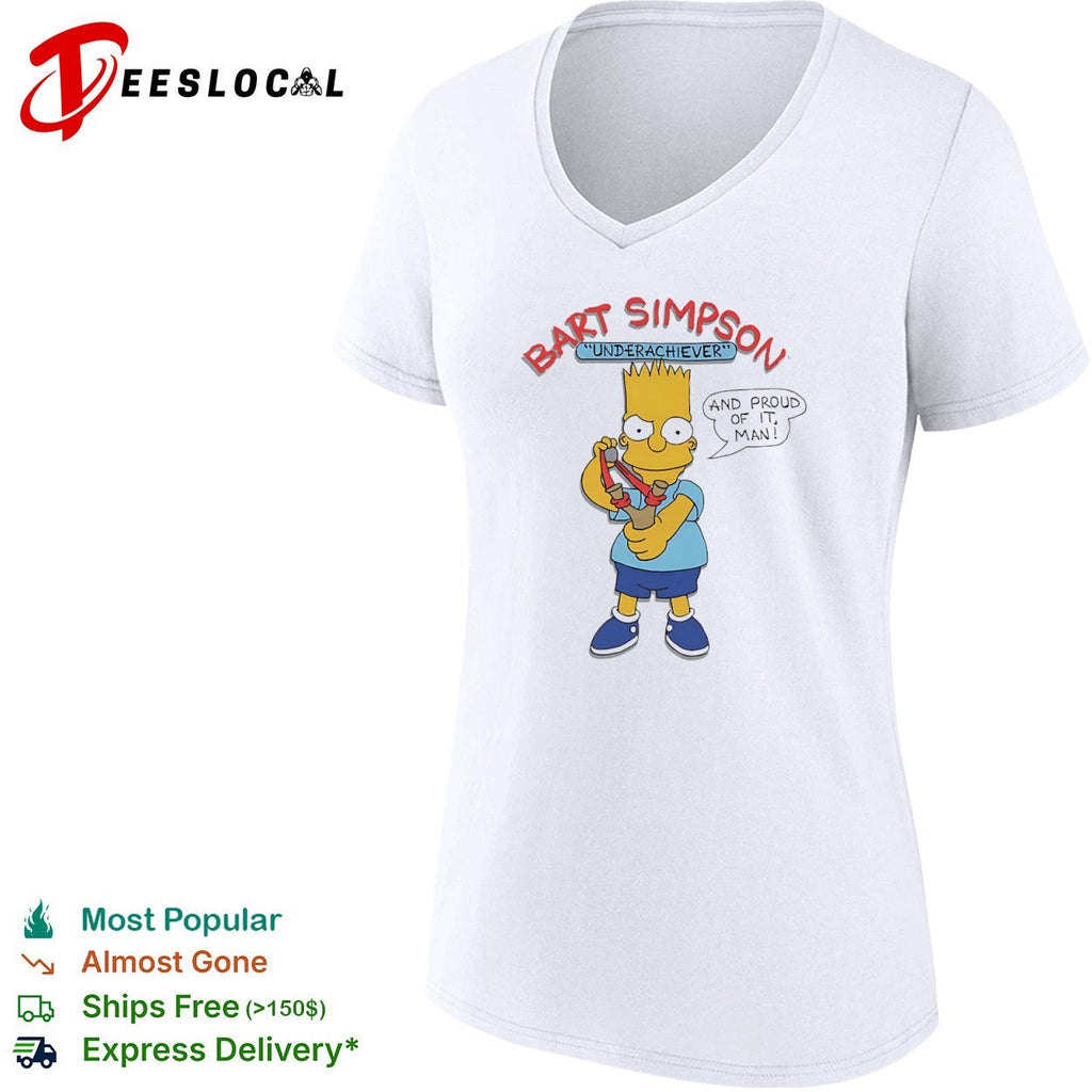 Bart Underachiever and proud of it man shirt Unisex
