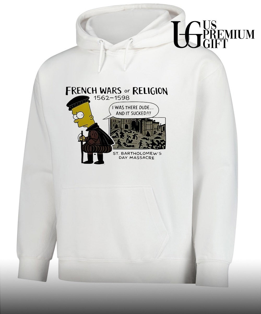 Bart the Simpsons French Wars or Religion St Bartholomew’s Day Massacre shirt Unisex