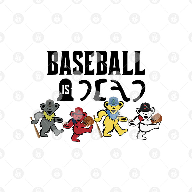Baseball Is Dead Bear T Shirt Unisex