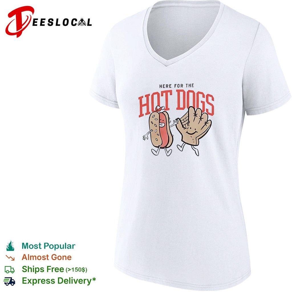 Baseball glove here for the hot dogs shirt Unisex