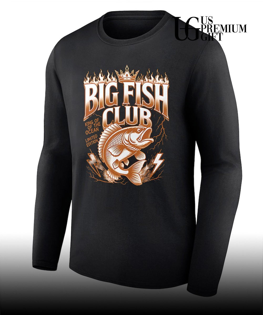 Bass Fishing Big Fish Club King of the Ocean Limited Edition shirt Unisex