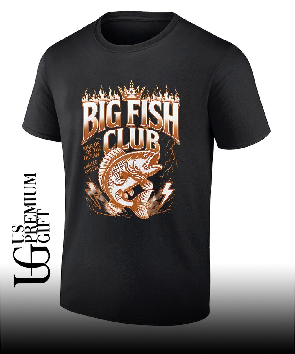 Bass Fishing Big Fish Club King of the Ocean Limited Edition shirt Unisex