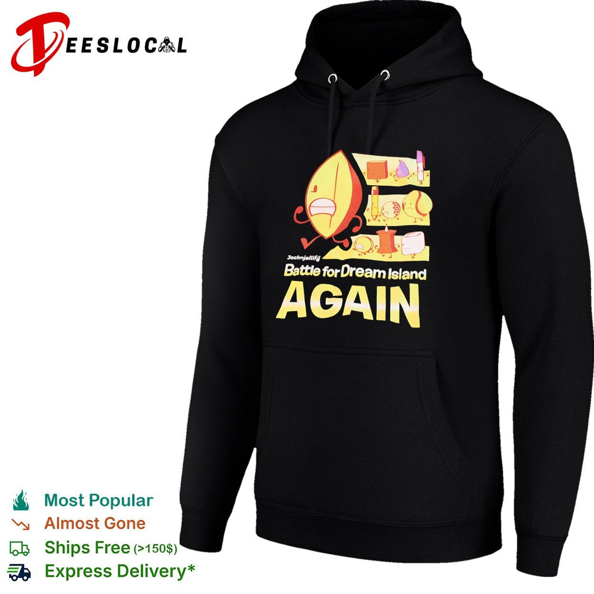 Battle for Dream Island Again Leafy Blocky Teardrop Pen Pencil Golf Ball Tennis shirt Unisex