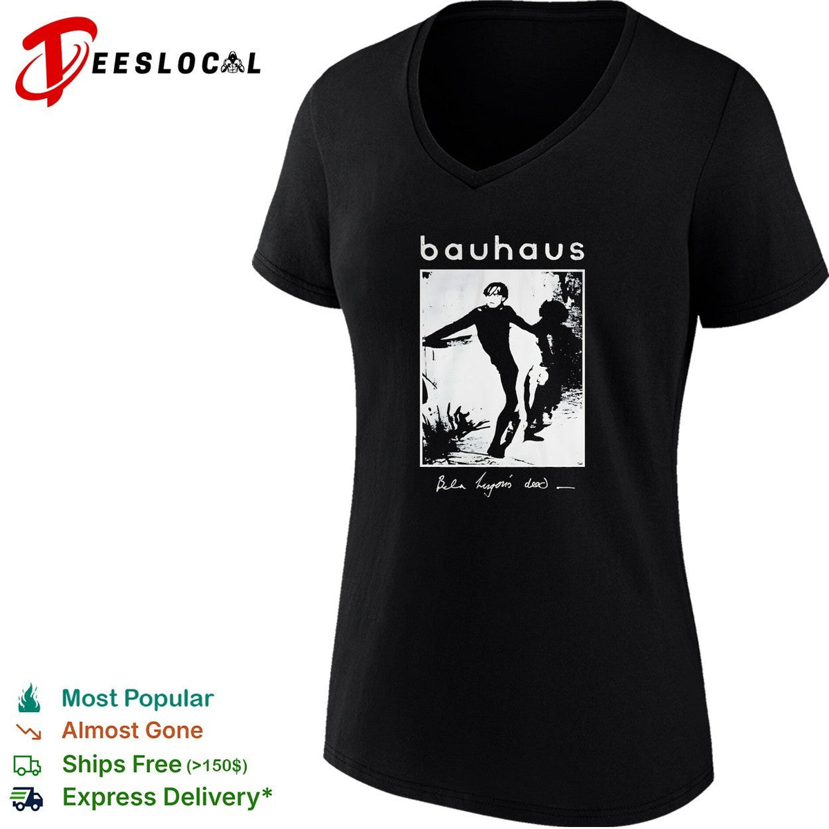Bauhaus Bela Lugosi’s dead poster shirt Unisex