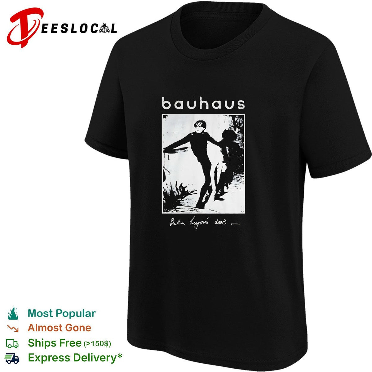 Bauhaus Bela Lugosi’s dead poster shirt Unisex