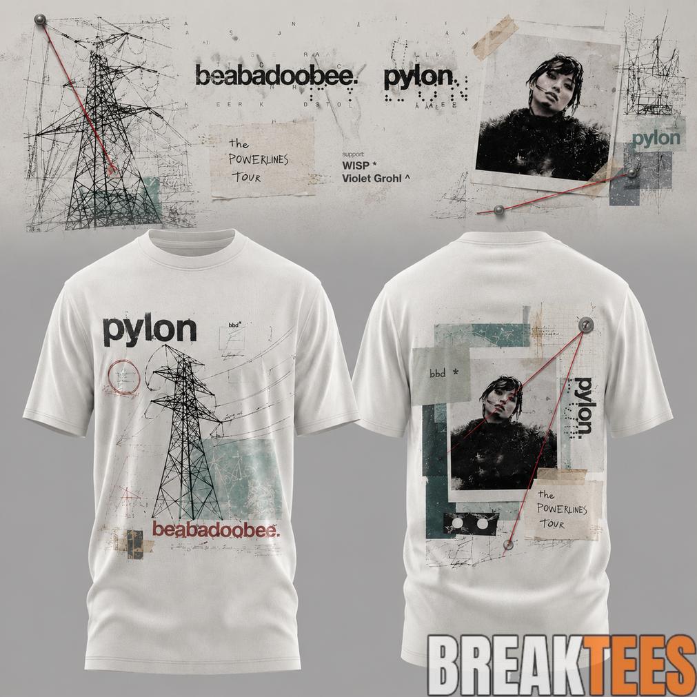 Beabadoobee – The Powerlines Tour Powerline Collage Shirt Unisex