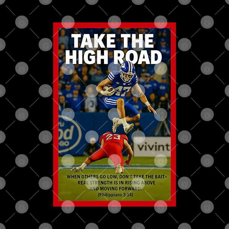 Bear Bachmeier Take The High Road When Others Go Low T Shirt Unisex