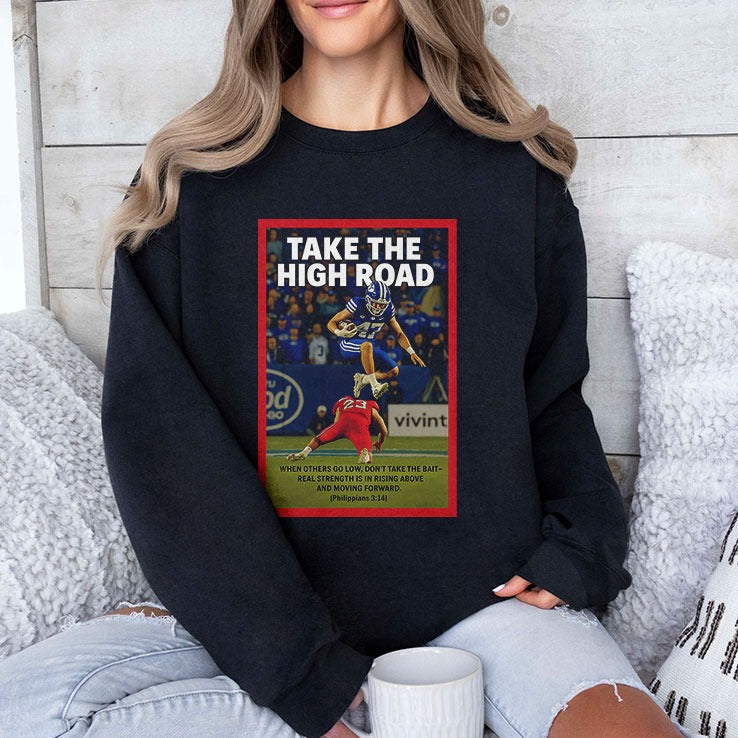 Bear Bachmeier Take The High Road When Others Go Low T Shirt Unisex