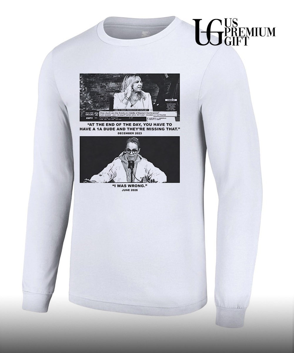 Becky Hammon I Was Wrong June 2026 shirt Unisex