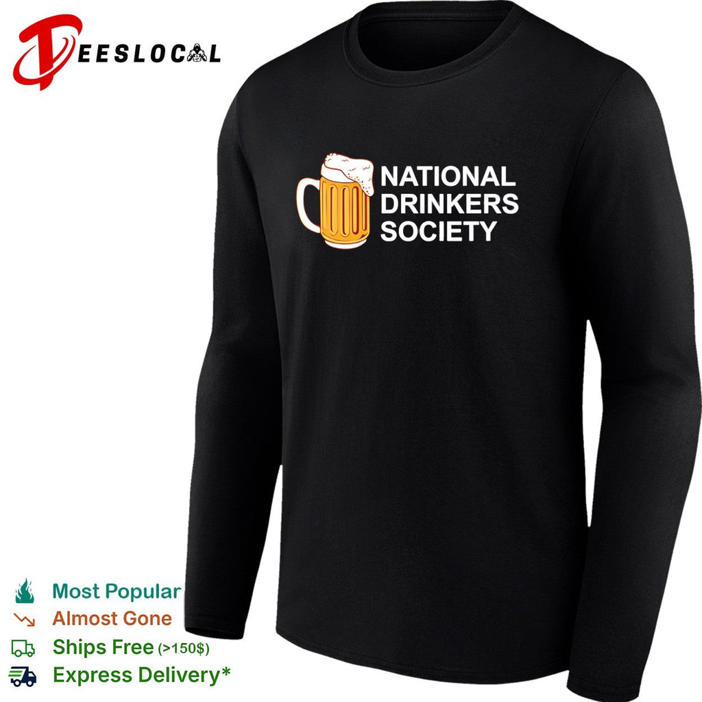 Beer mug national drinkers society funny shirt Unisex