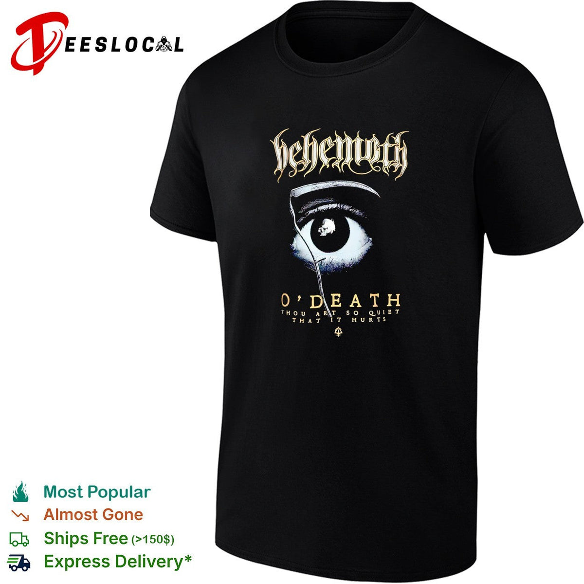 Behemoth O’Death thou art so quiet that it hurts shirt Unisex