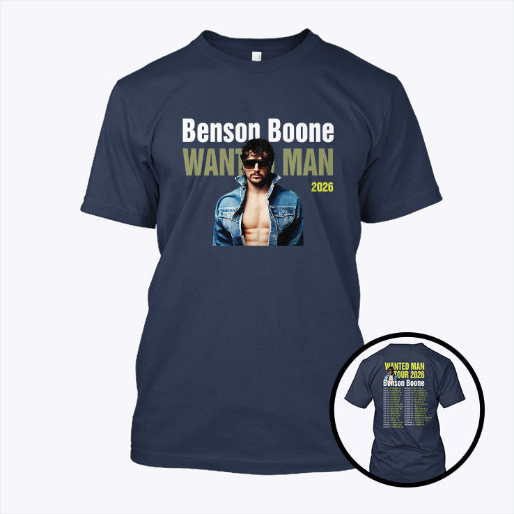 Benson Wanted Man Tour 2026 T Shirt Unisex