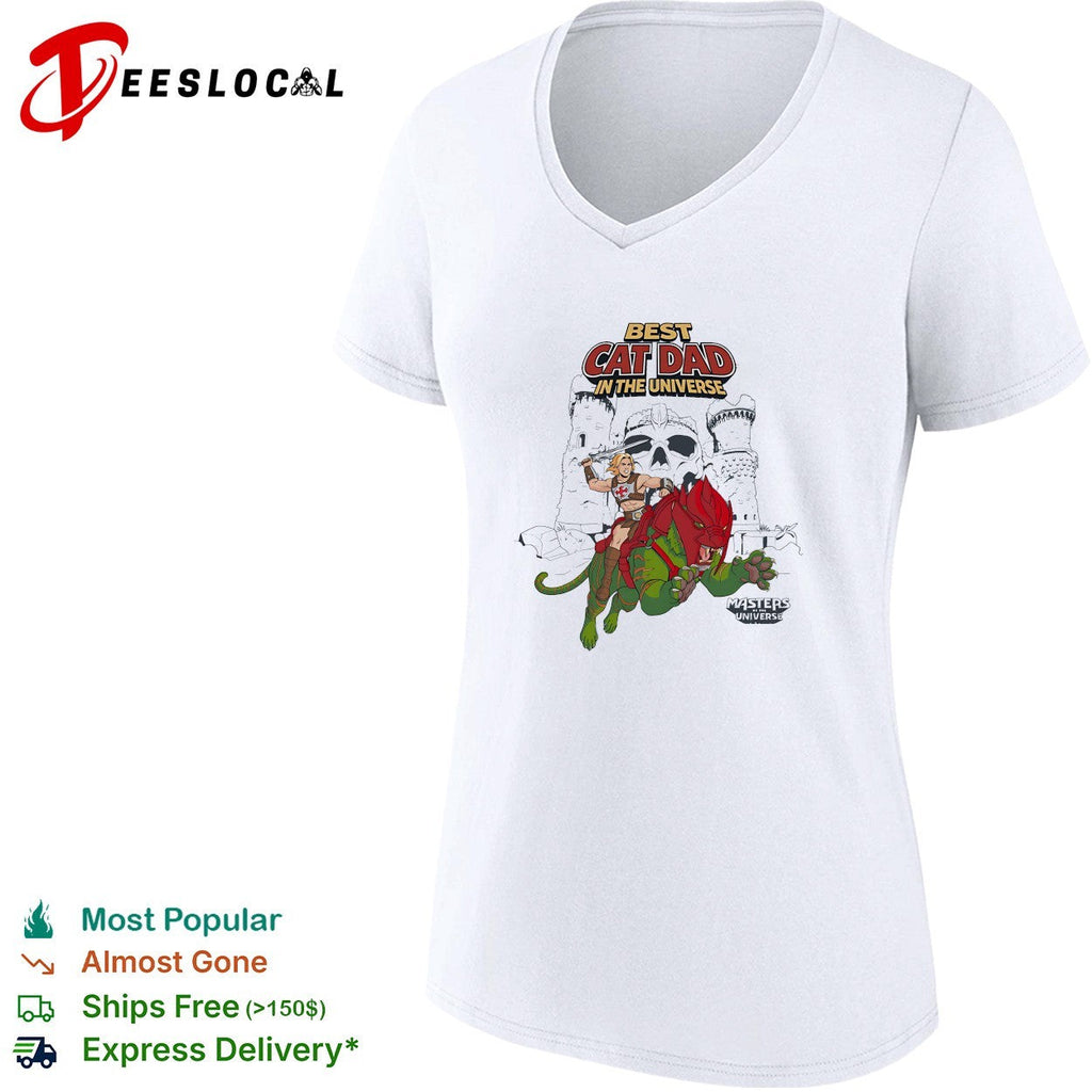 cat dad in the universe He-Man Masters of Universe parody shirt Unisex