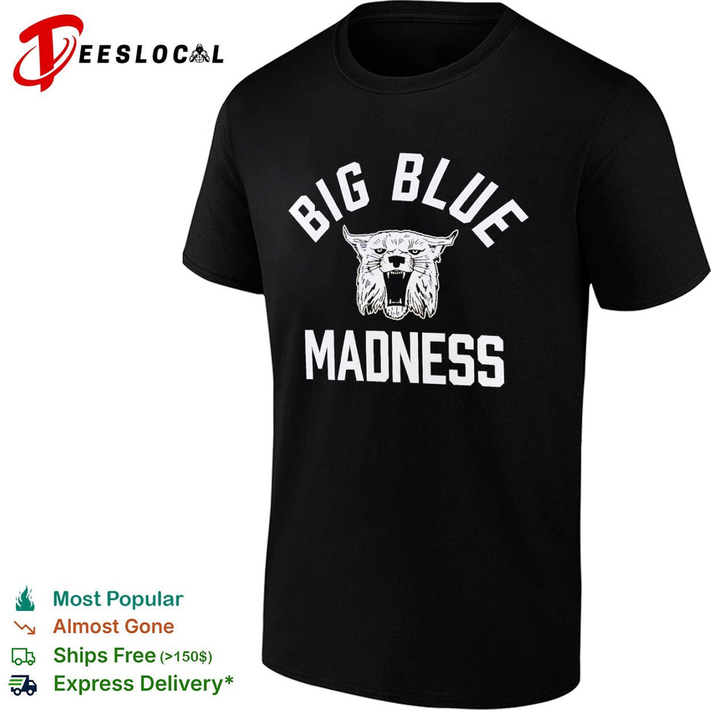 Big Blue Madness Kentucky Wildcats NCAA basketball fan collegiate team mascot shirt Unisex