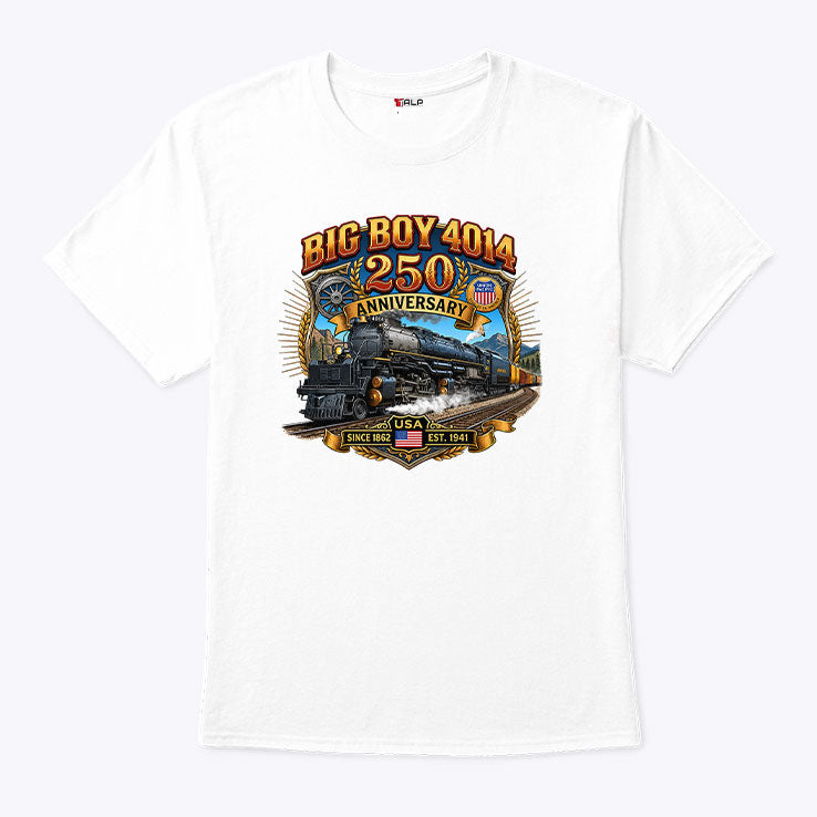 Big Boy 4014 Train USA 250th Anniversary T Shirt Unisex