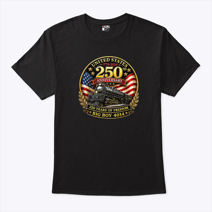 Big Boy 4014 Vintage 250 Steam Locomotive Railroad Train T Shirt Unisex