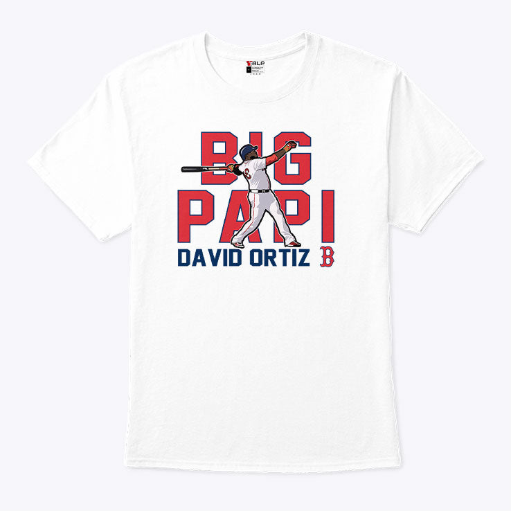 Big Papi David Ortiz Boston Red Sox Cooperstown Player T Shirt Unisex