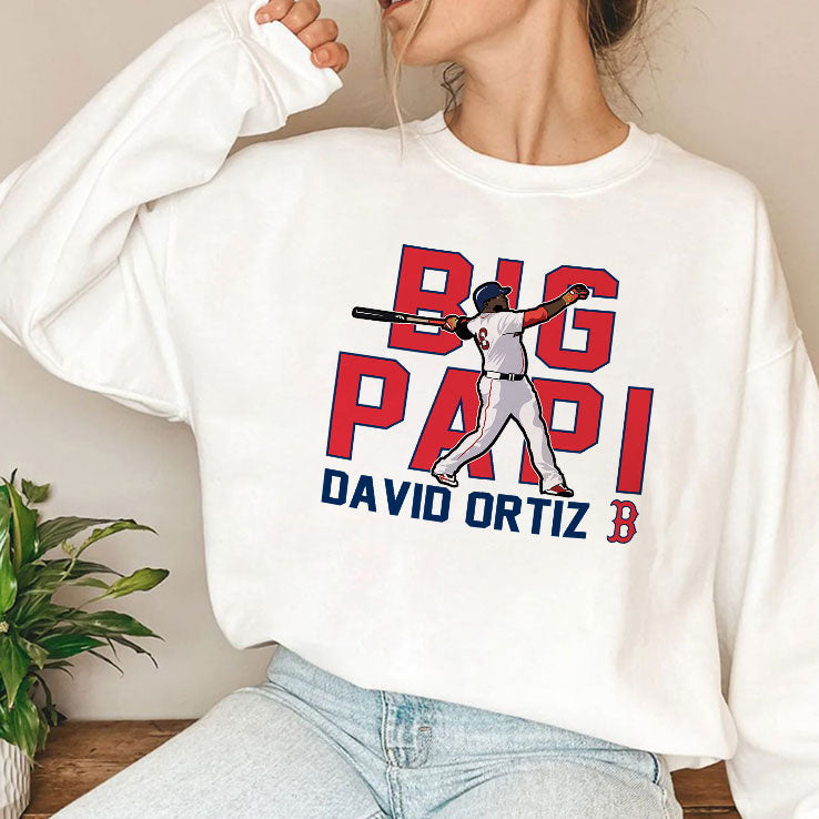 Big Papi David Ortiz Boston Red Sox Cooperstown Player T Shirt Unisex