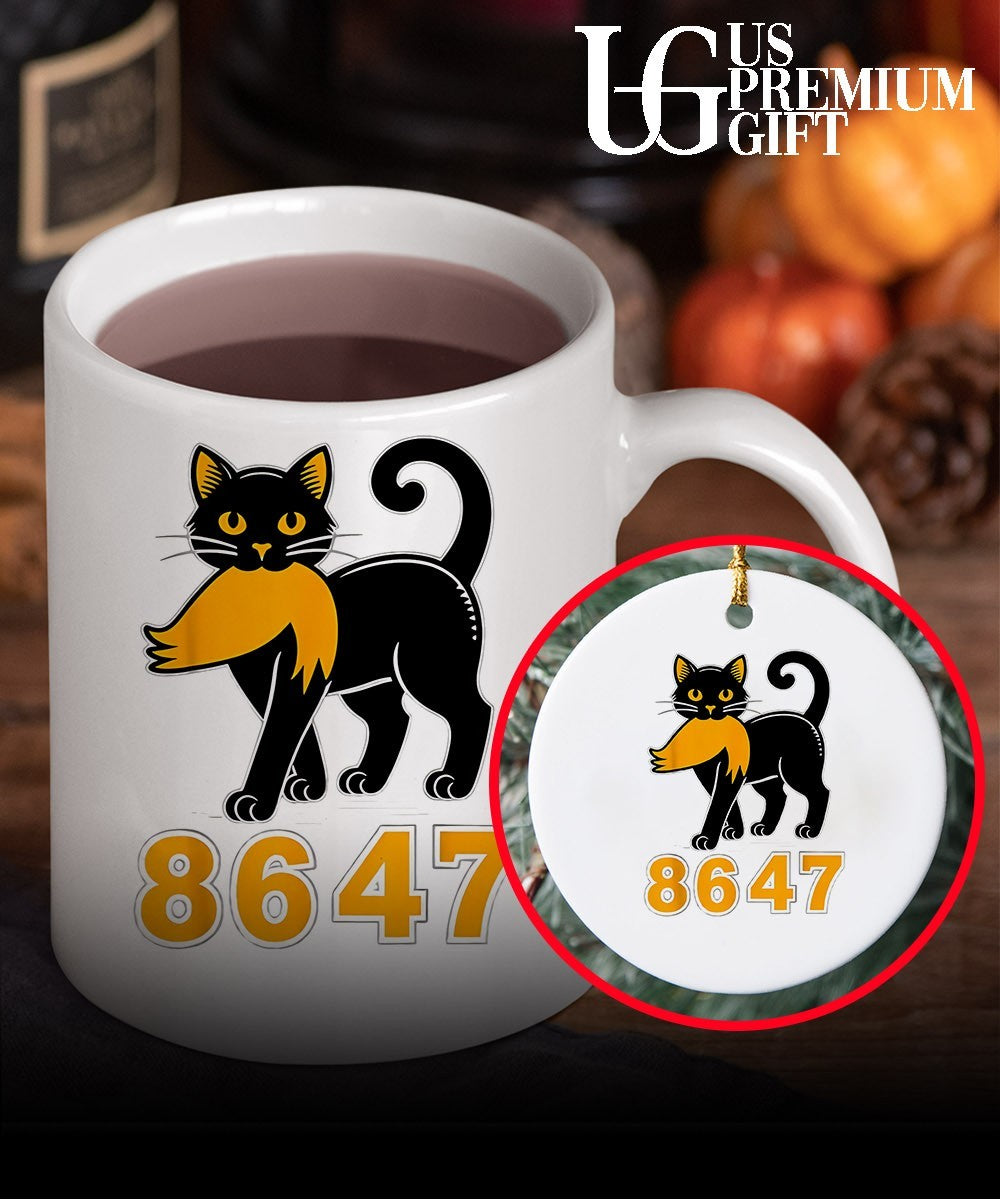 Black Cat Trump University apparel 8647 shirt Unisex