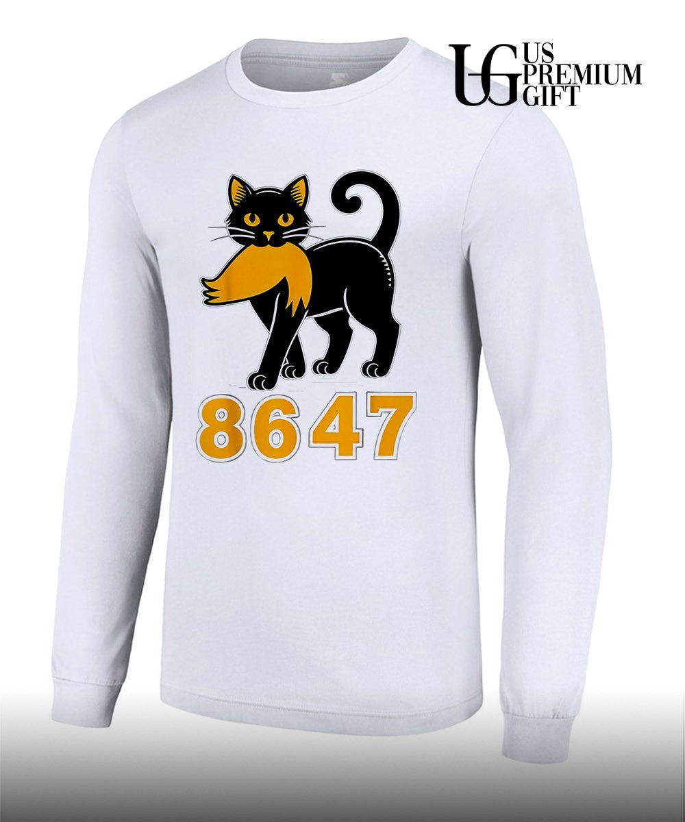 Black Cat Trump University apparel 8647 shirt Unisex