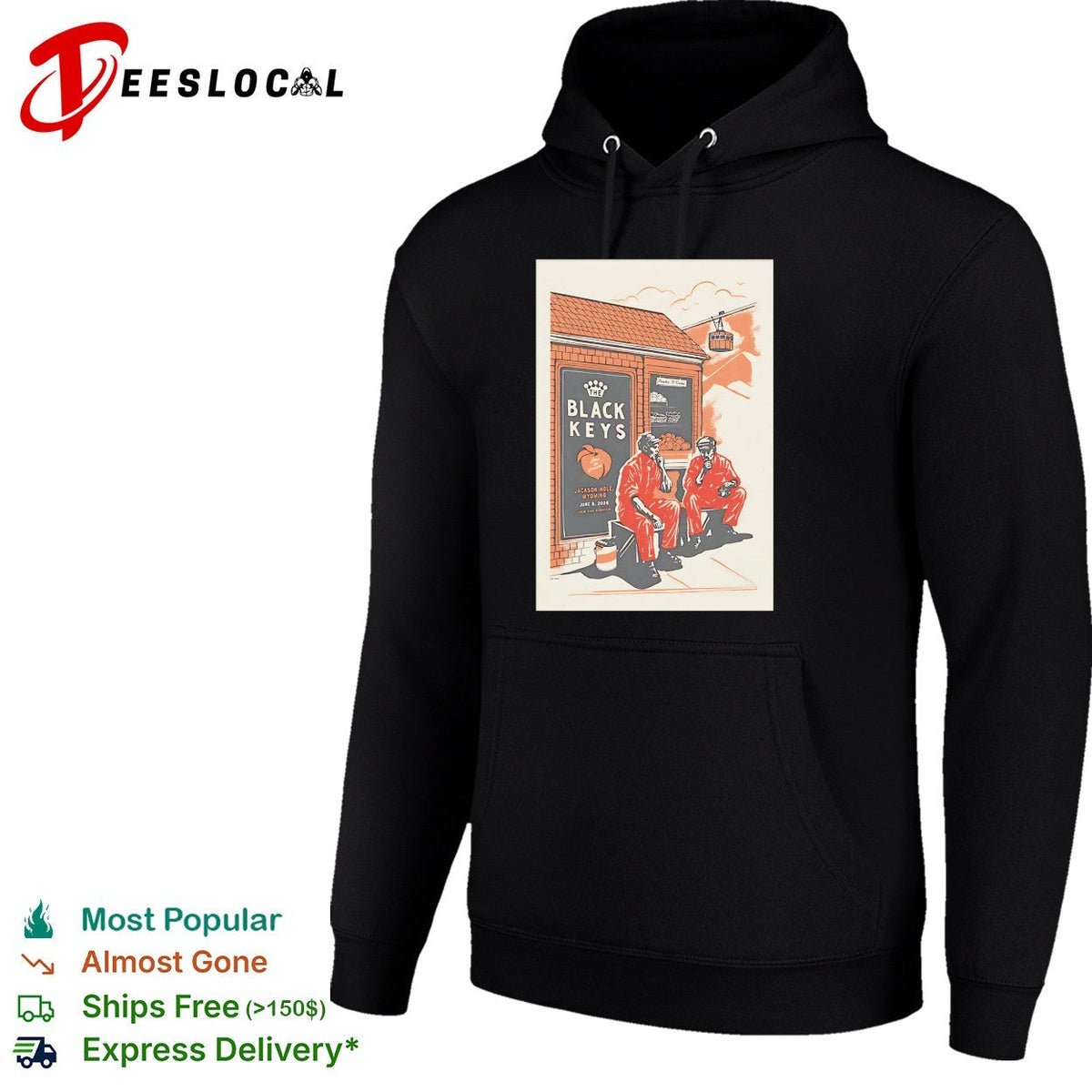 Black Keys concert poster shirt Unisex