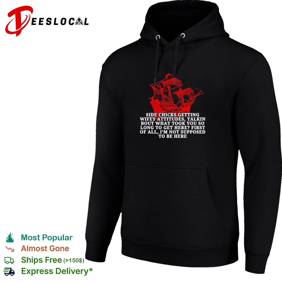 Black Pearl side chicks getting wifey attitudes talkin bout what took you so long to get here shirt