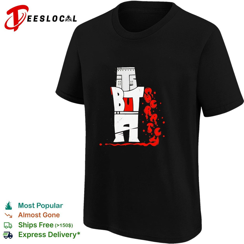 Black knight tis but a scratch shirt Unisex