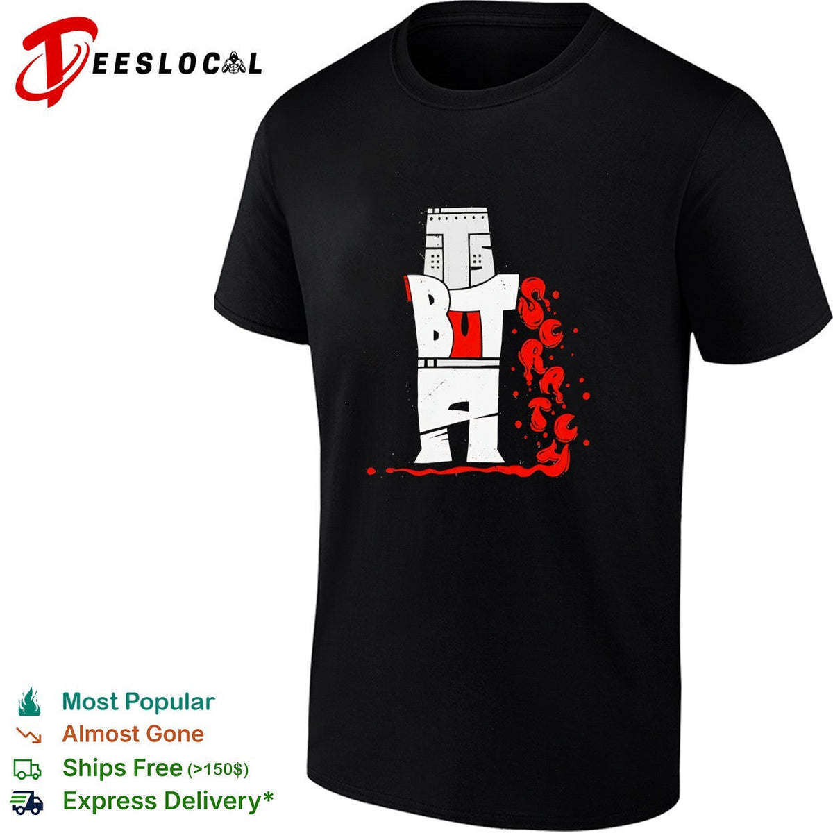 Black knight tis but a scratch shirt Unisex