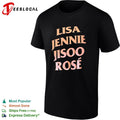 Blackpink Lisa Jennie Jisoo Rose Shirt Unisex
