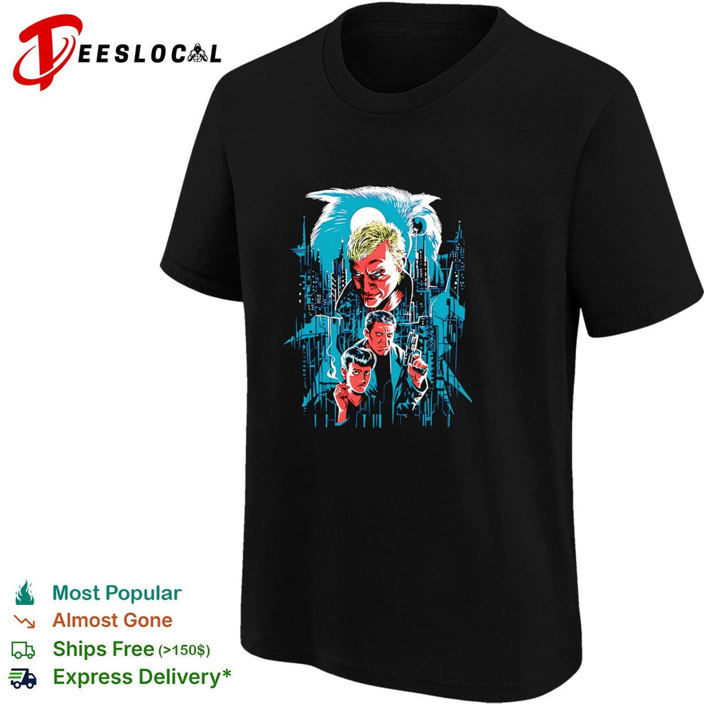 Blade Runner Roy Batty Rick Deckard Rachael Tyrell Owl Cyberpunk Sci Fi Art shirt Unisex