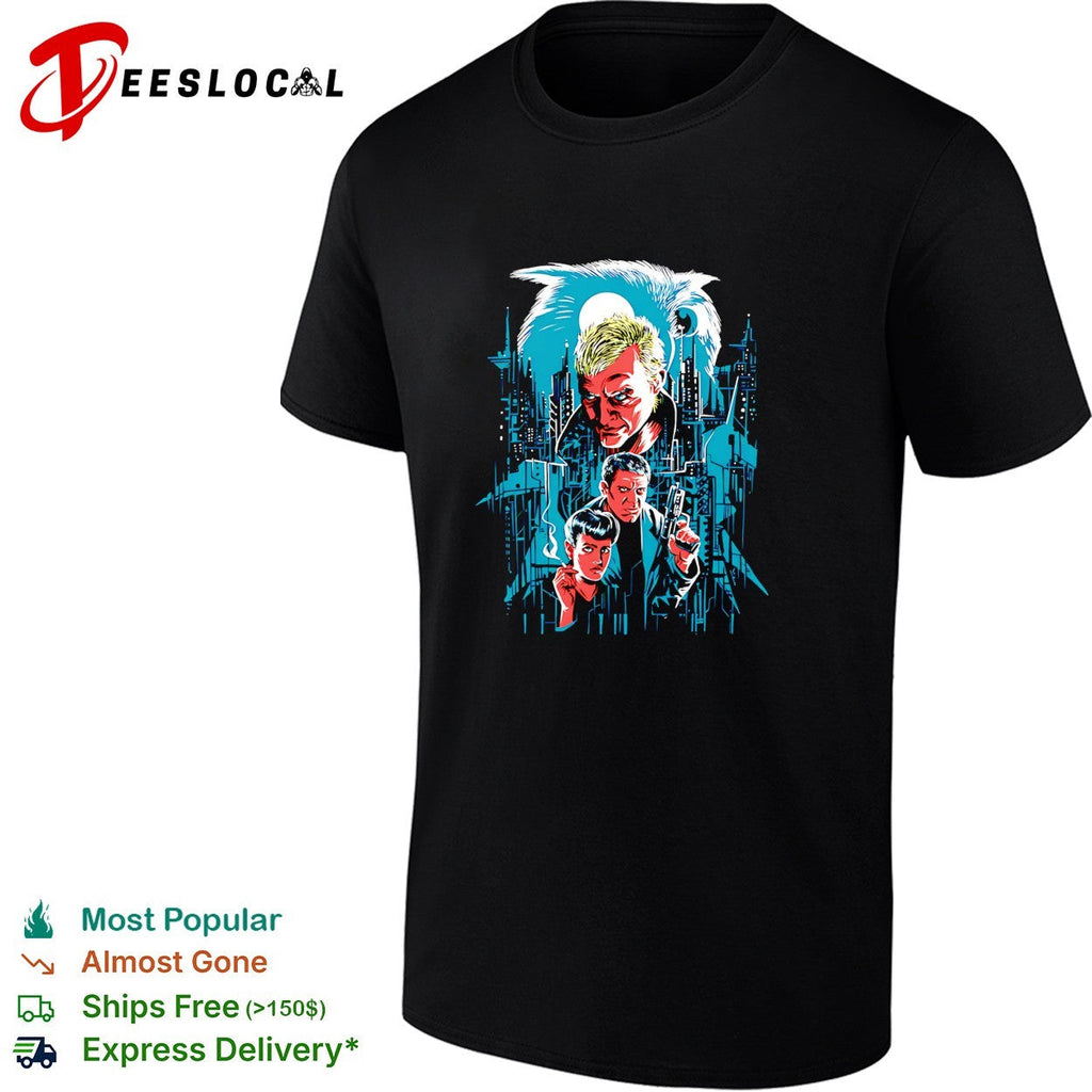 Blade Runner Roy Batty Rick Deckard Rachael Tyrell Owl Cyberpunk Sci Fi Art shirt Unisex