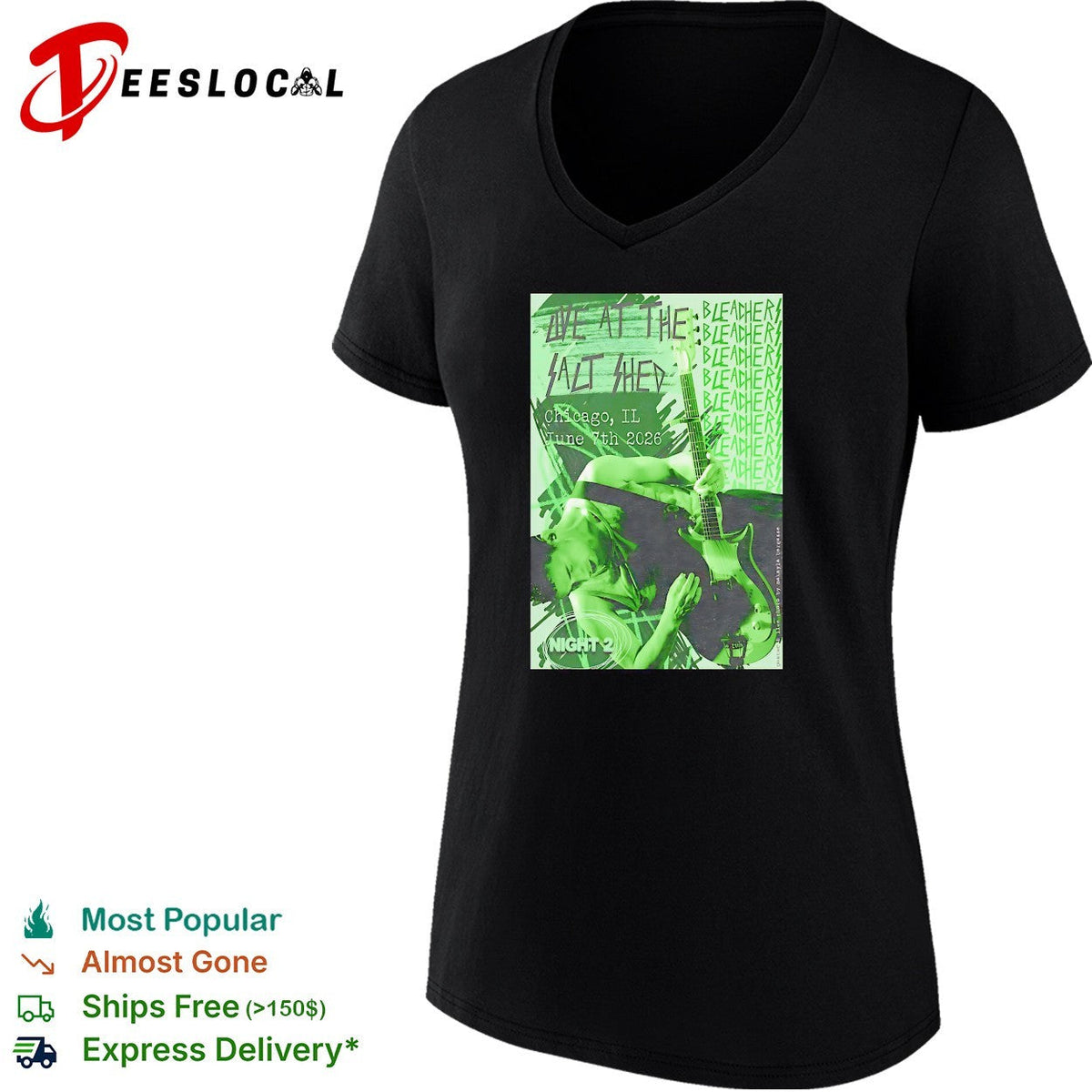 Bleachers Live at the Salt Shed Chicago June 7th 2026 Night 2 Jack Antonoff shirt Unisex