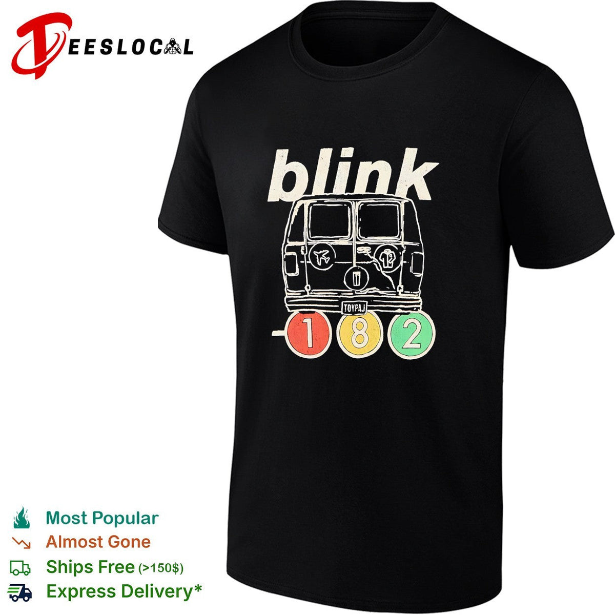 Blink 182 van shirt Unisex