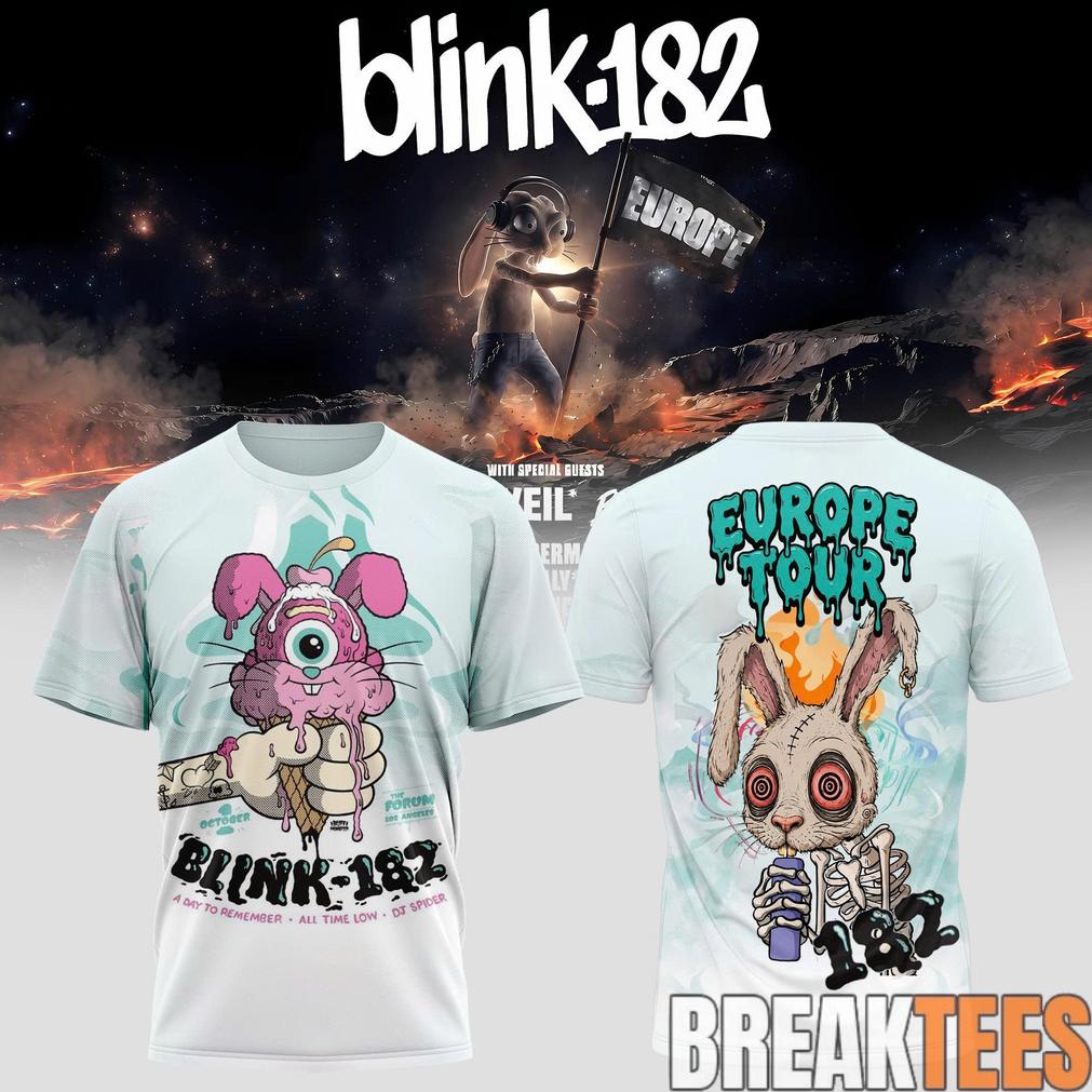 Blink-182 Meltdown Europe Edition Tee Unisex