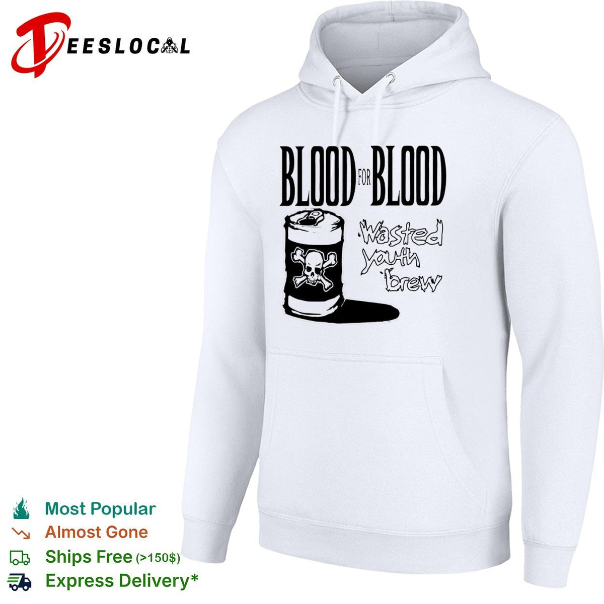 Blood for Blood Wasted Youth Brew shirt Unisex