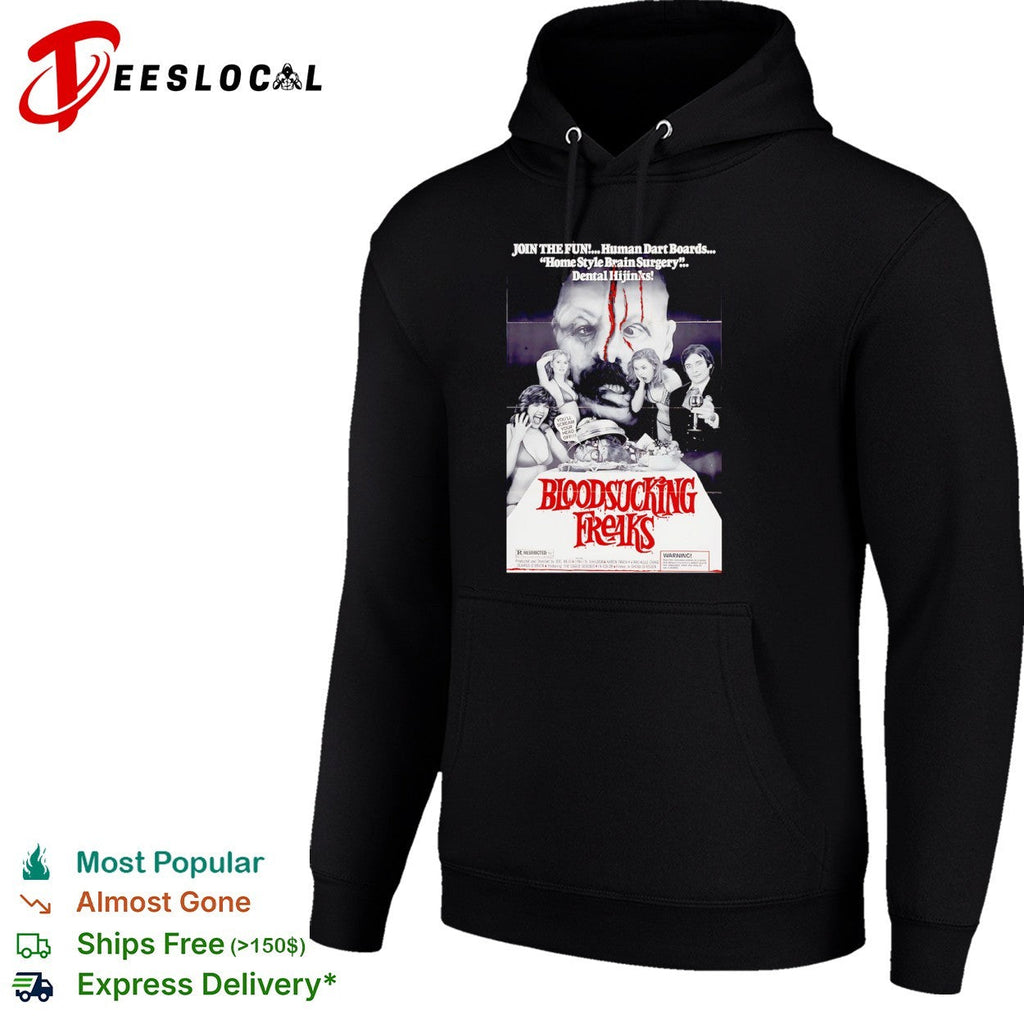 Bloodsucking Freaks movie poster join the fun human dart boards shirt Unisex