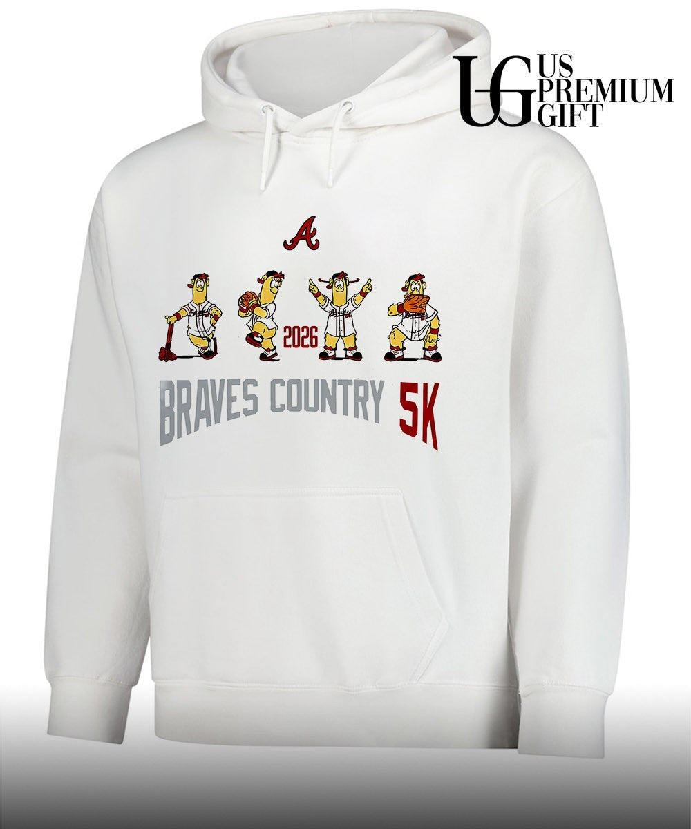 Blooper Atlanta Braves mascot 2026 Braves Country 5K shirt Unisex