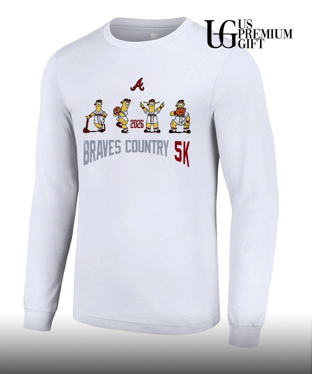 Blooper Atlanta Braves mascot 2026 Braves Country 5K shirt Unisex