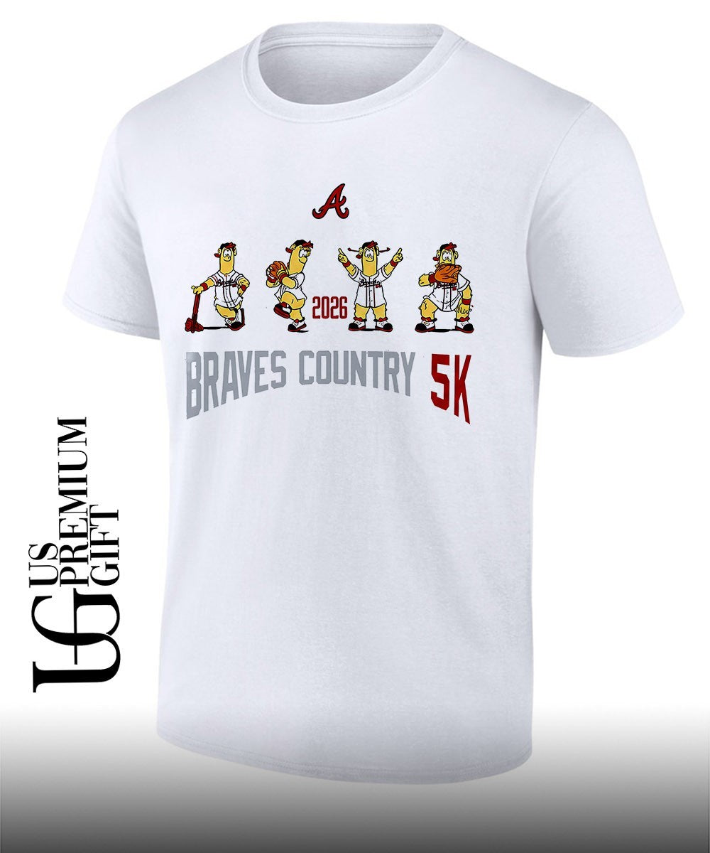 Blooper Atlanta Braves mascot 2026 Braves Country 5K shirt Unisex