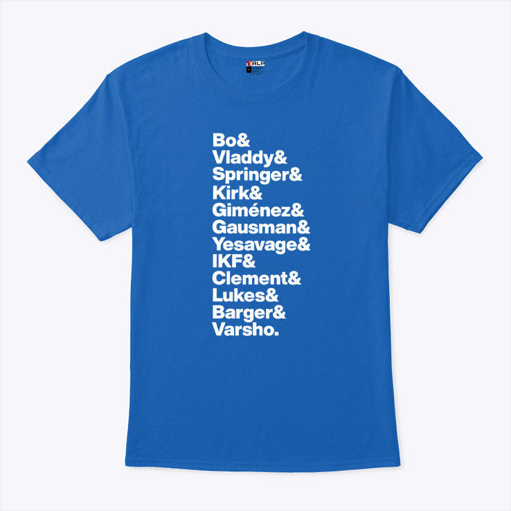 Blue Jays Players T Shirt Unisex