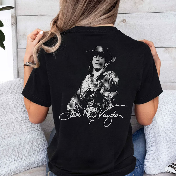 Blues Guitar Stevie Ray Vaughan T Shirt Unisex
