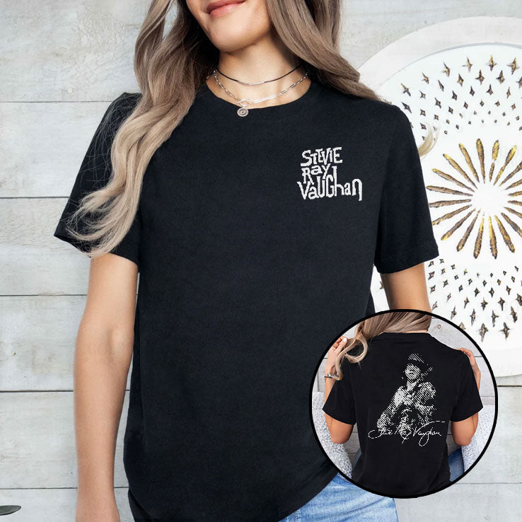 Blues Guitar Stevie Ray Vaughan T Shirt Unisex