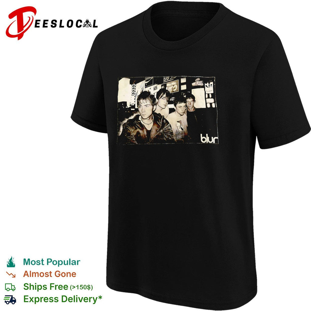 Blur Damon Albarn Graham Coxon Alex James Dave Rowntree Band Members shirt Unisex