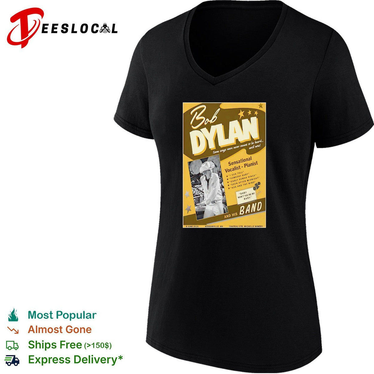 Bob Dylan Some songs were never meant to be heard until now Sensational Vocalist shirt Unisex
