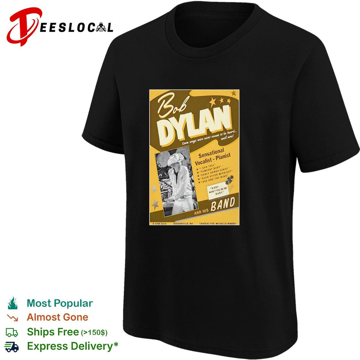 Bob Dylan Some songs were never meant to be heard until now Sensational Vocalist shirt Unisex