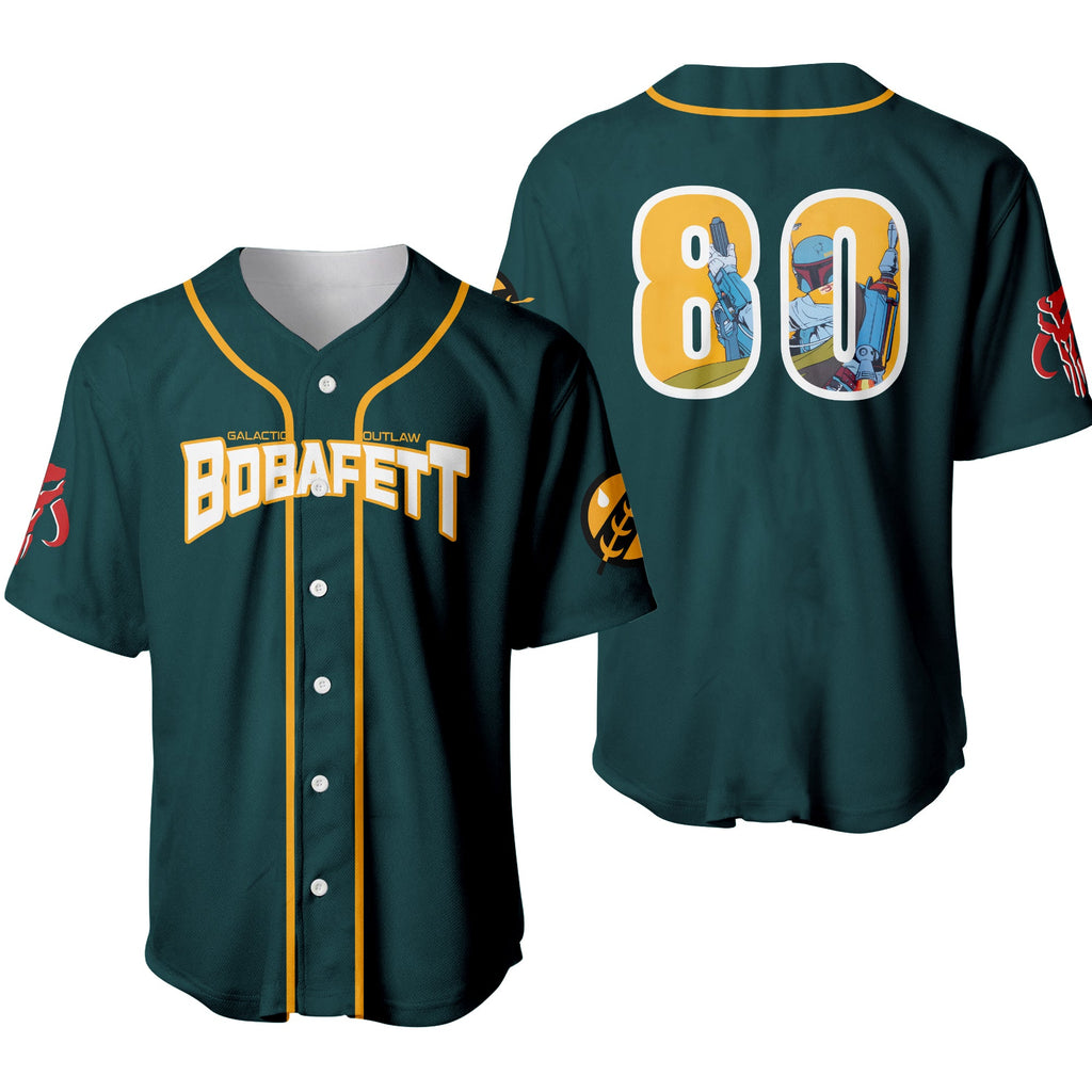 Boba Fett Baseball Jersey Unisex