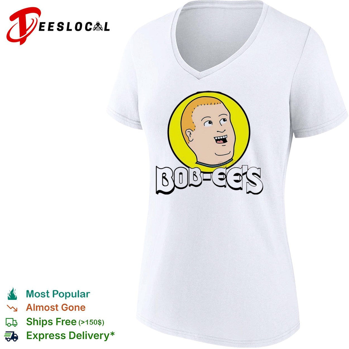 Bobby Hill King of the Hill Bob-ees style Buc-ees shirt Unisex